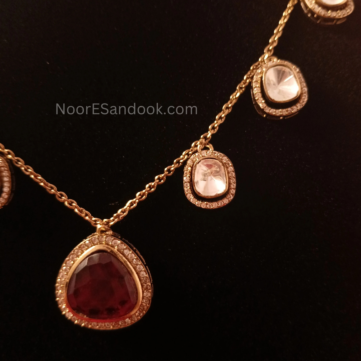 Charms and Polki Necklace