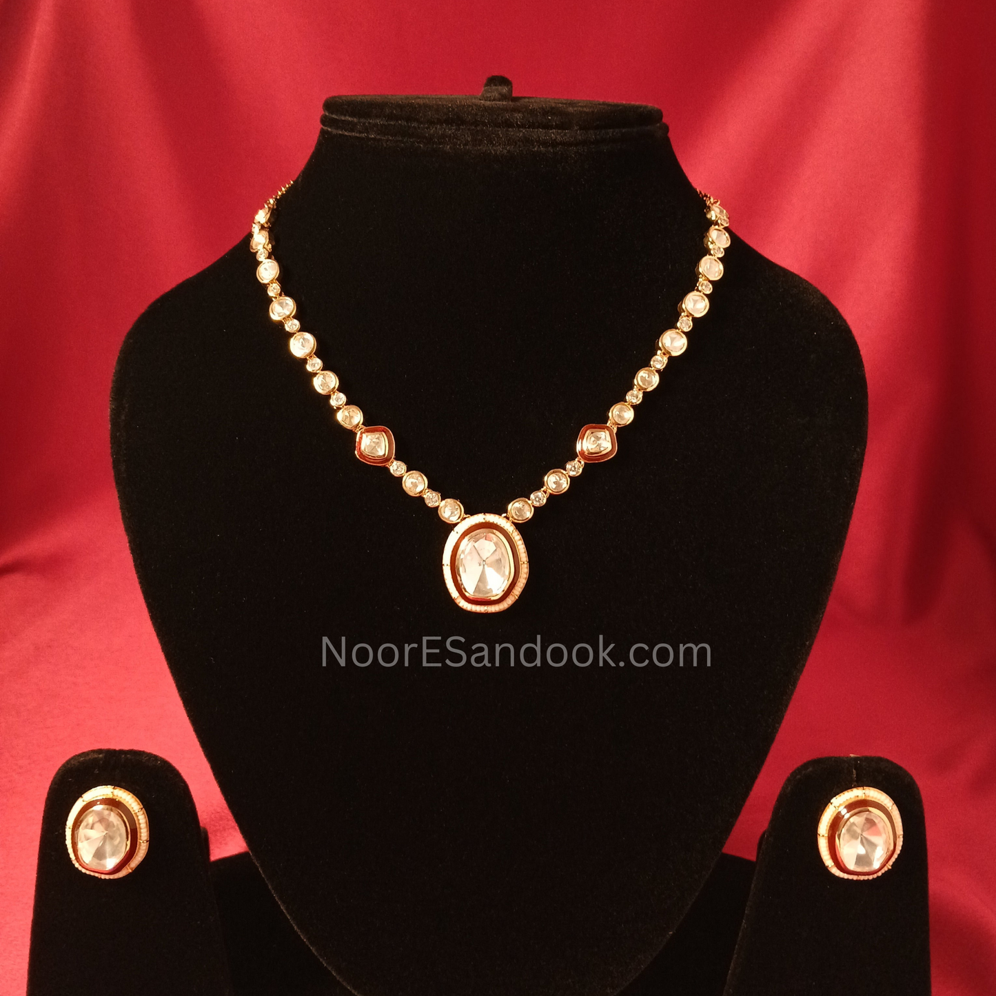 Manyata Polki Necklace Set