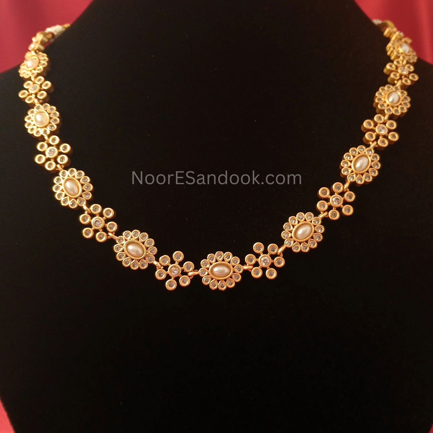 Gold Floral Necklace