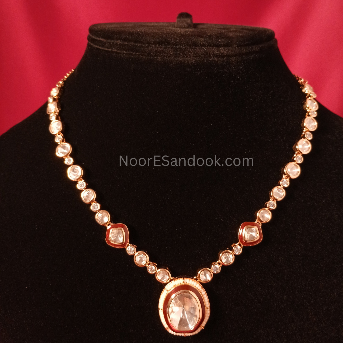 Manyata Polki Necklace Set