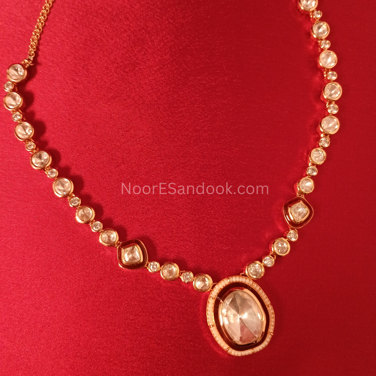 Manyata Polki Necklace Set