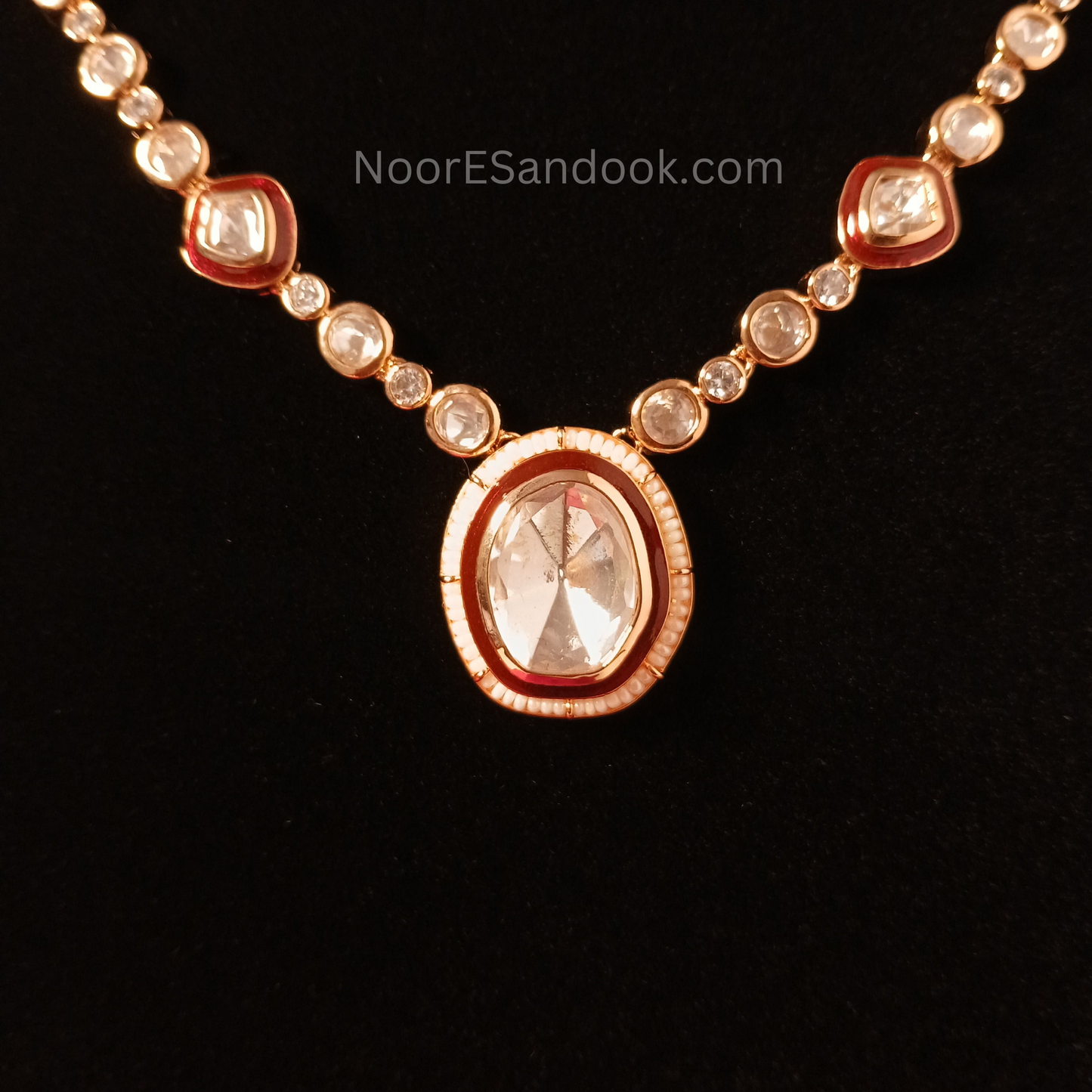 Manyata Polki Necklace Set