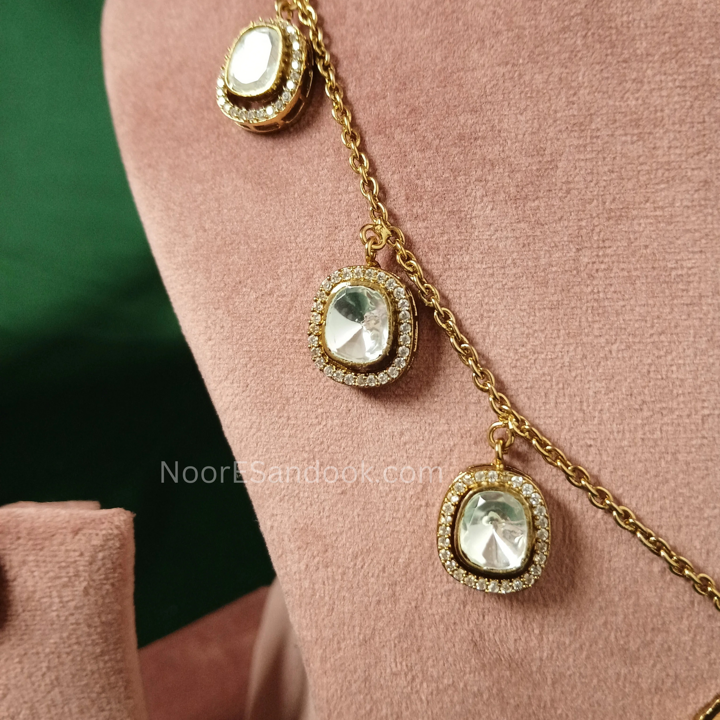 Charms And Polki Necklace