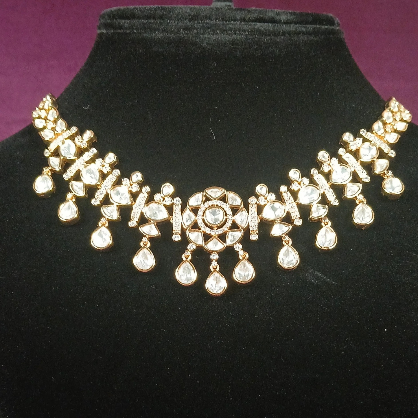 High Quality Polki Jewelry Set