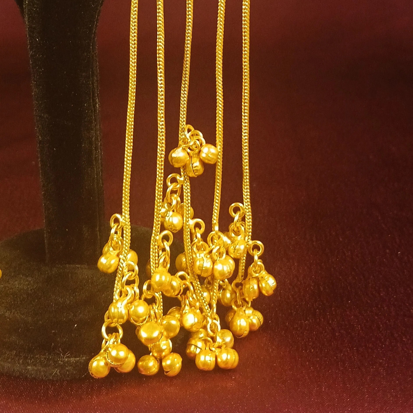 Kashmiri Earrings With Chain
