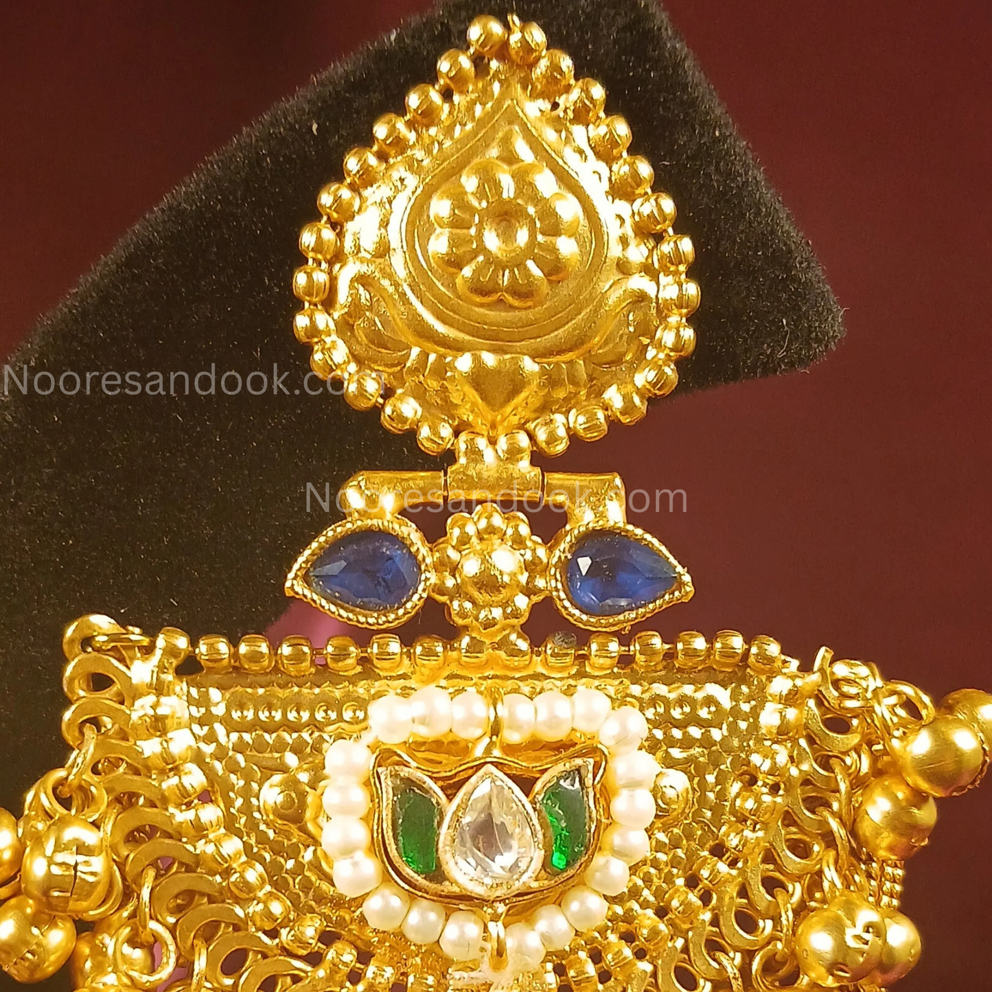 Kashmiri Earrings - Blue