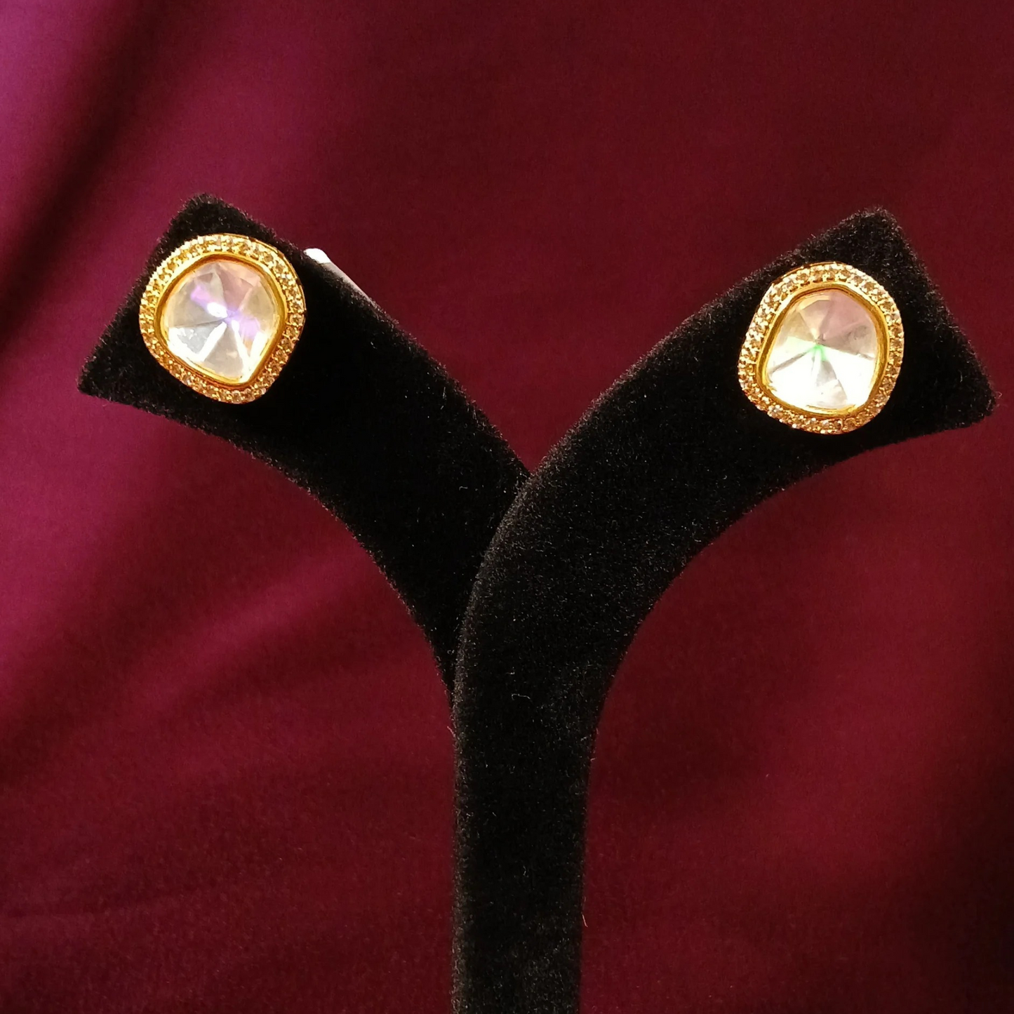 Polki Studd Earrings- AJE88