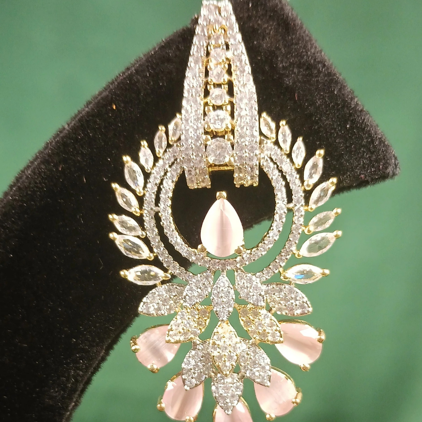 American Diamond Long Earrings