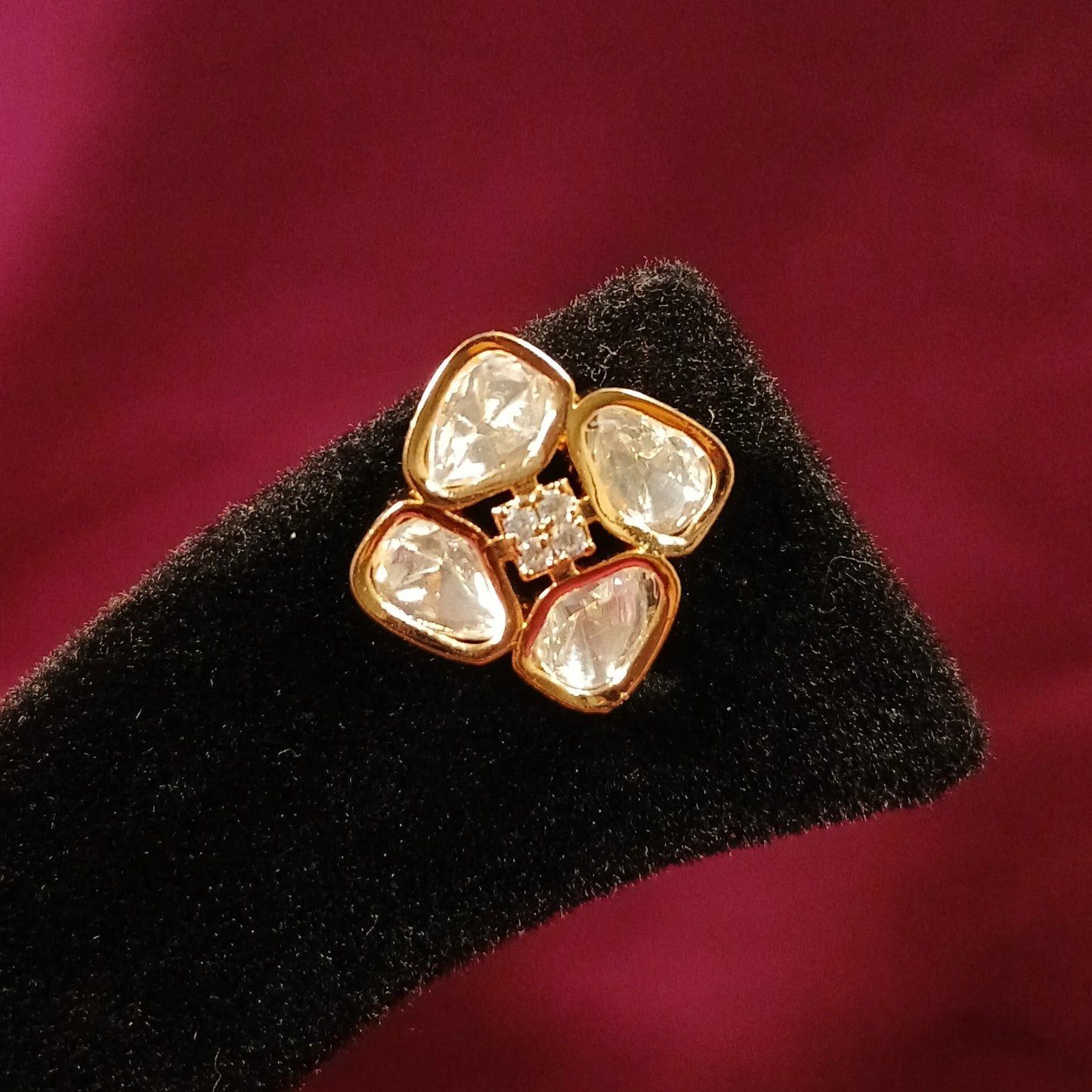 Polki Studd Earrings- AJE95