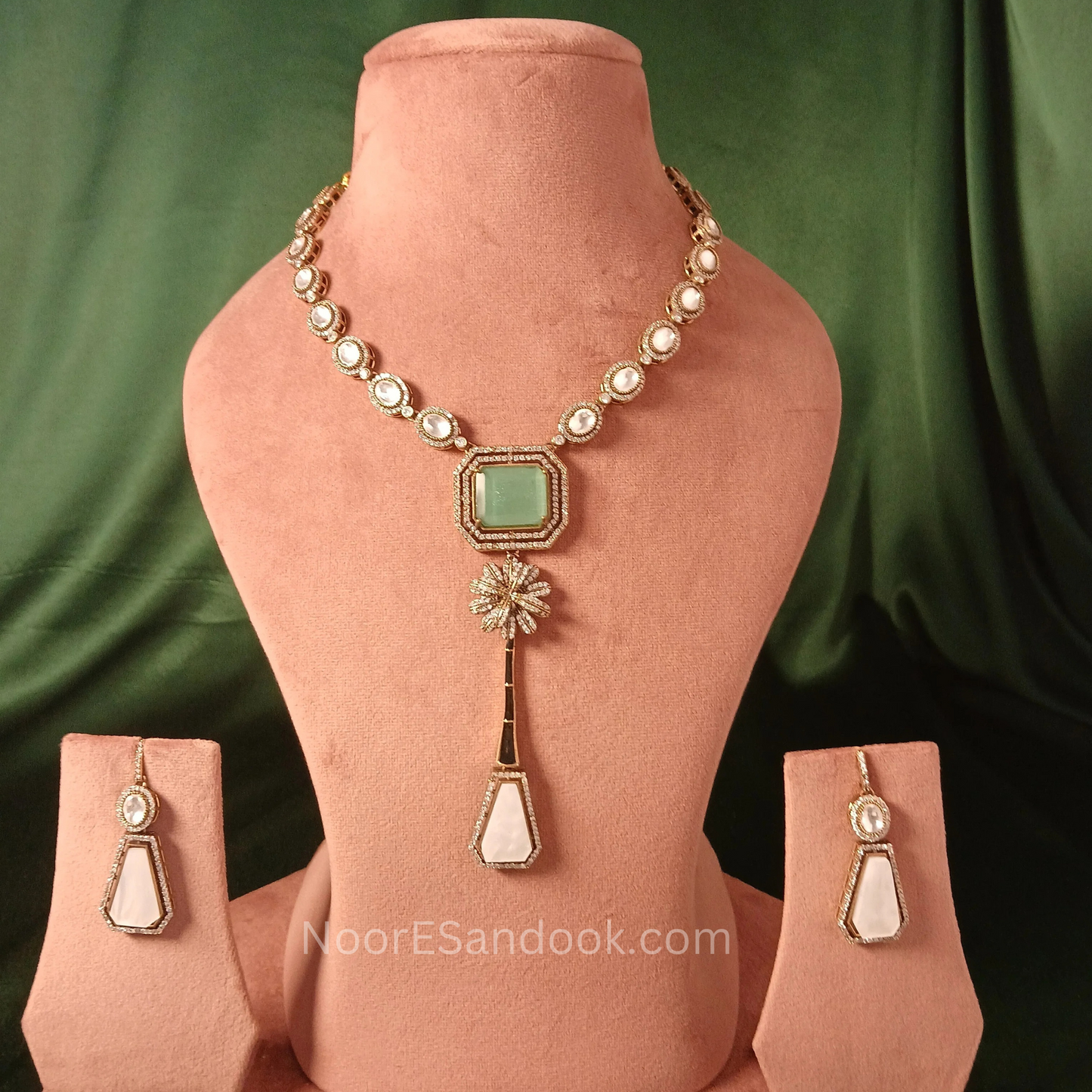 Celebrity Inspired Long Necklace with long pendant