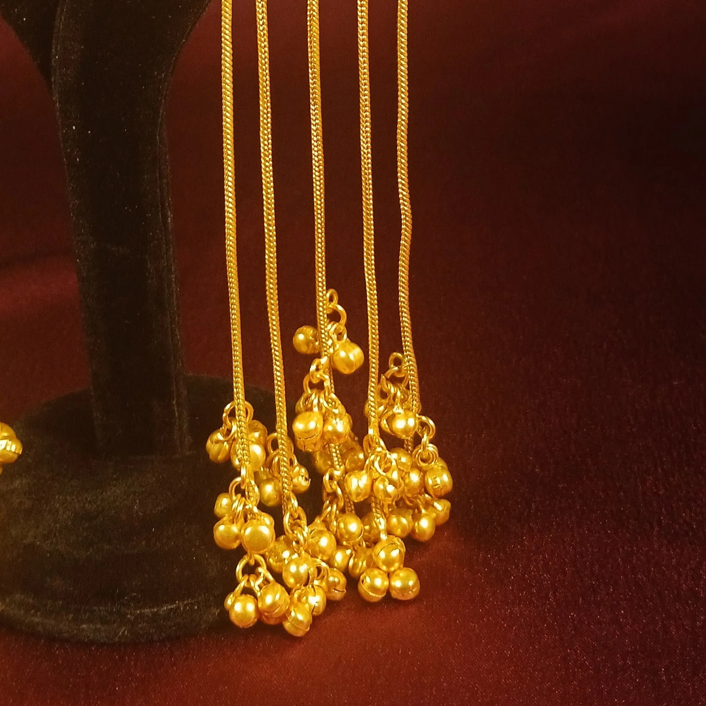 Kashmiri Earrings With Chain