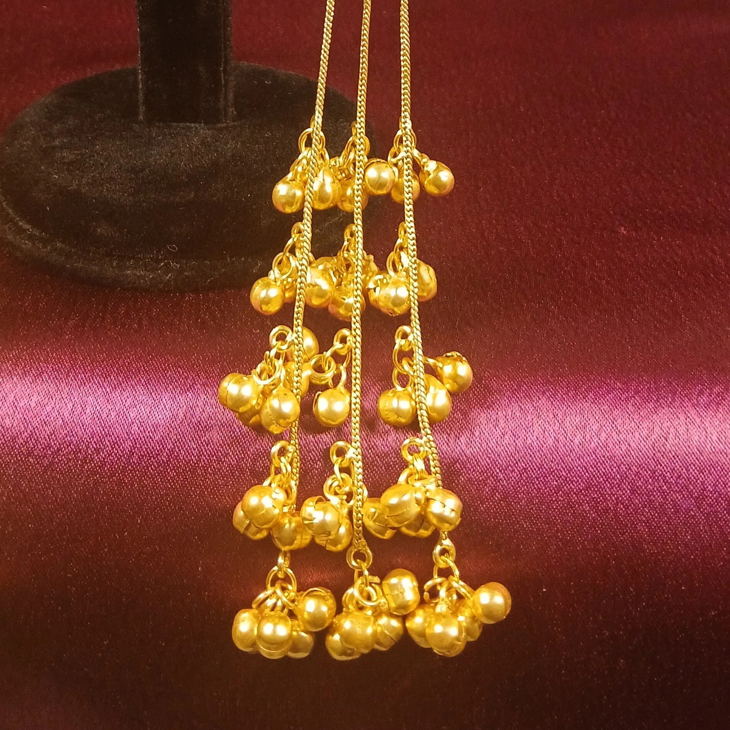 Kashmiri Earrings With Chain