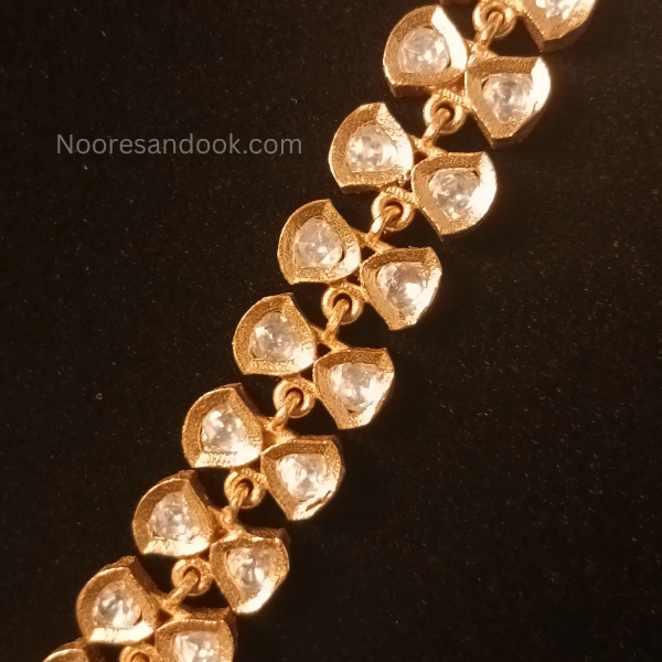 Green Inlay Work Necklace Set