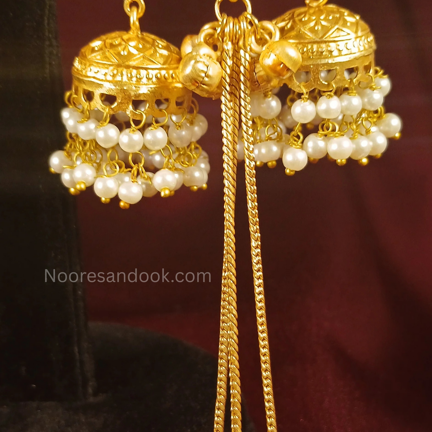 Green Kashmiri Earrings- Trending