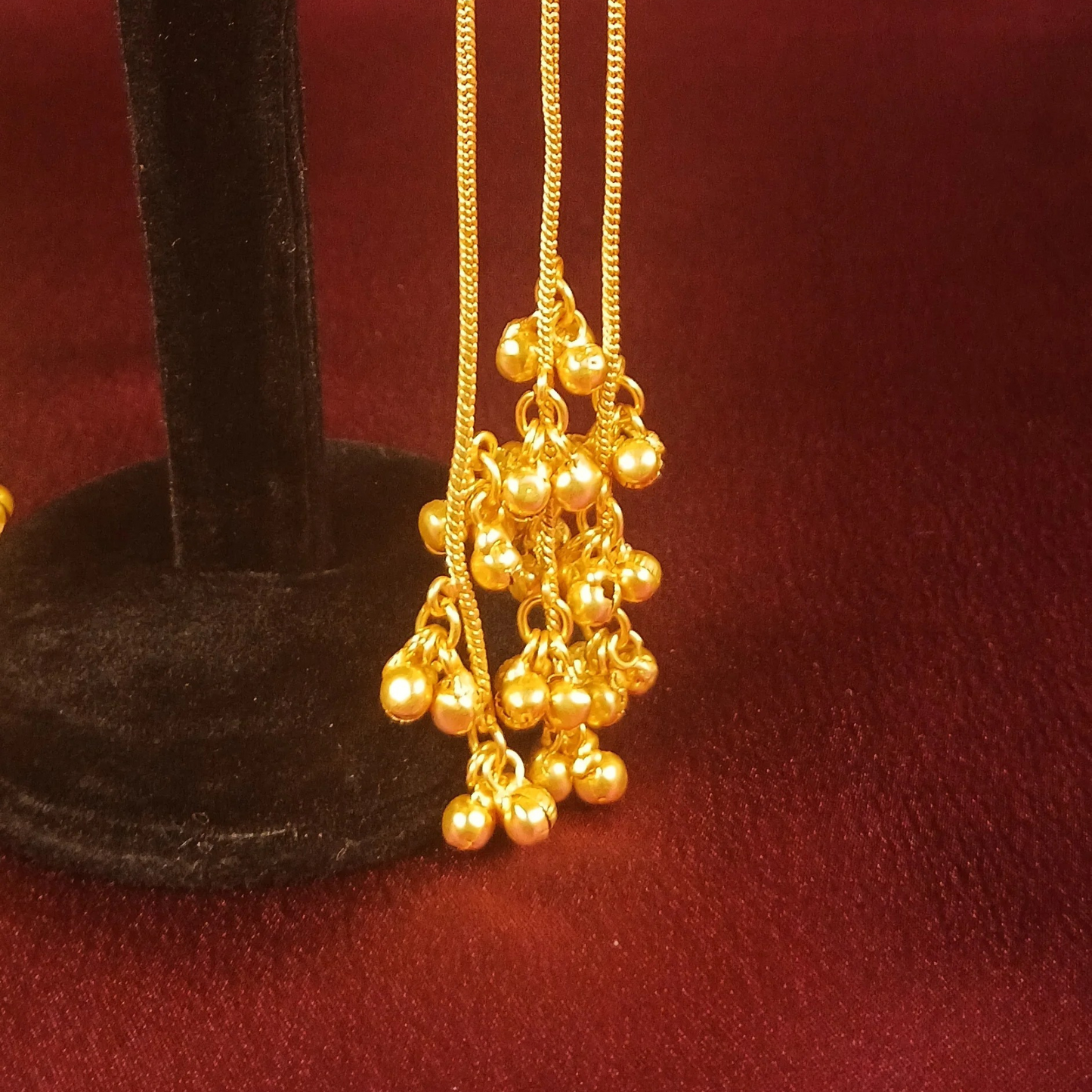 Kashmiri Earrings With Chain