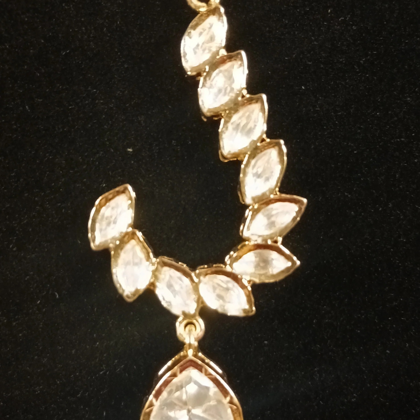Polki Pendant Set- AJ160