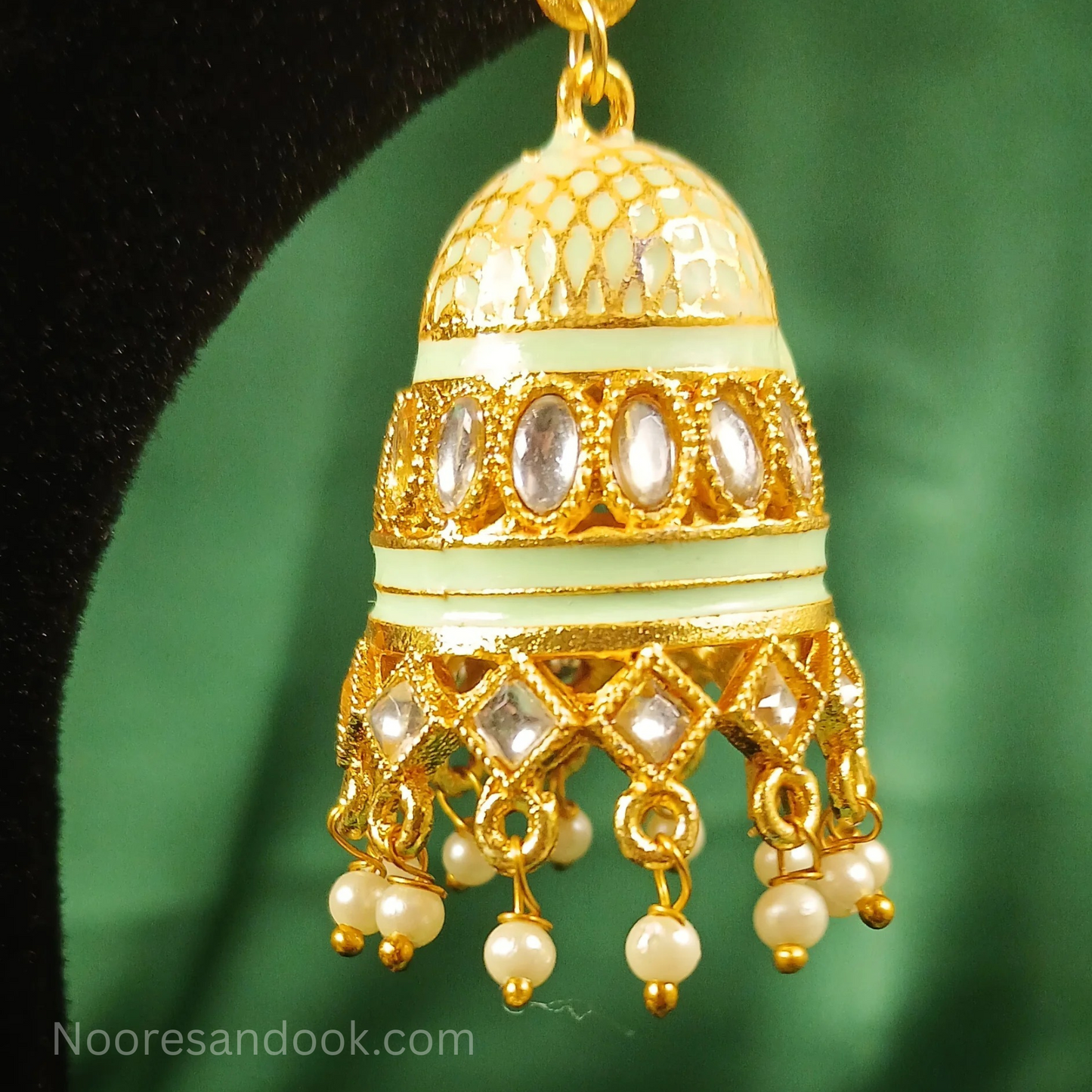 Jhumka- Green