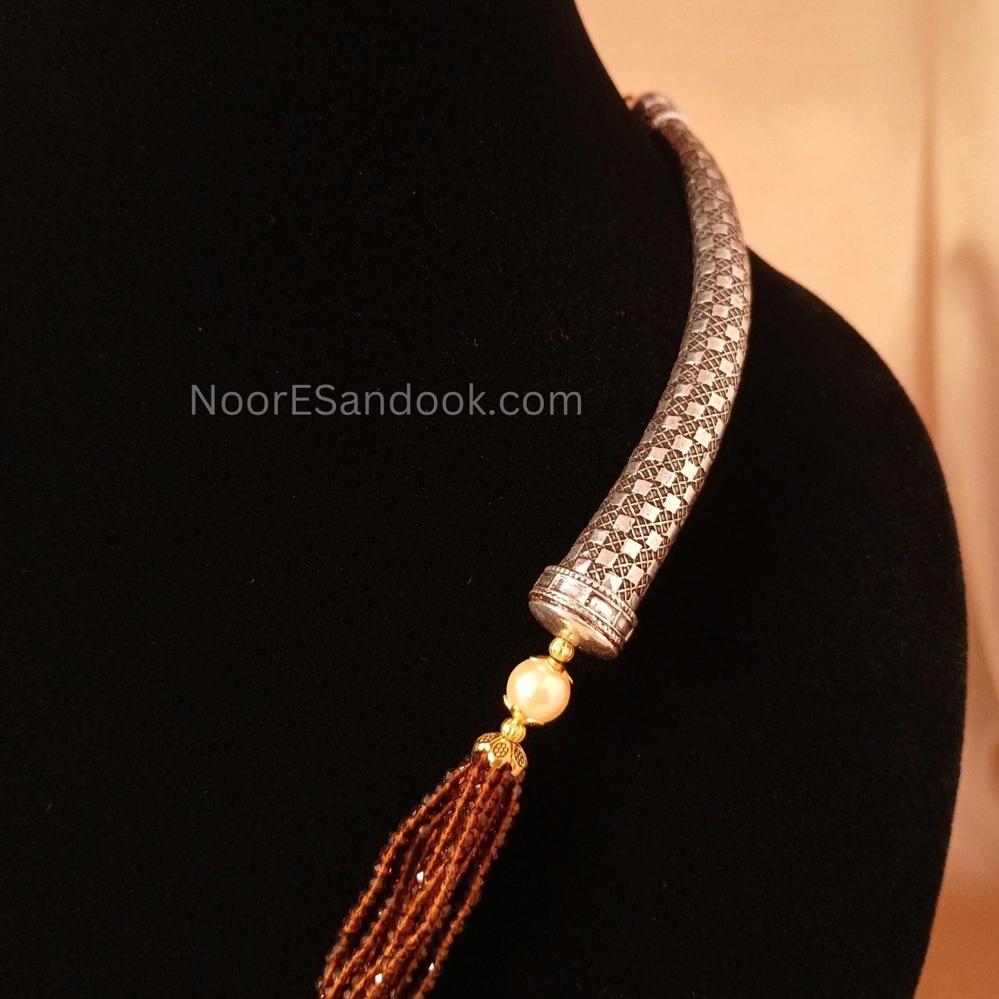 Half Haslee with Big Pendant- Pattern 2