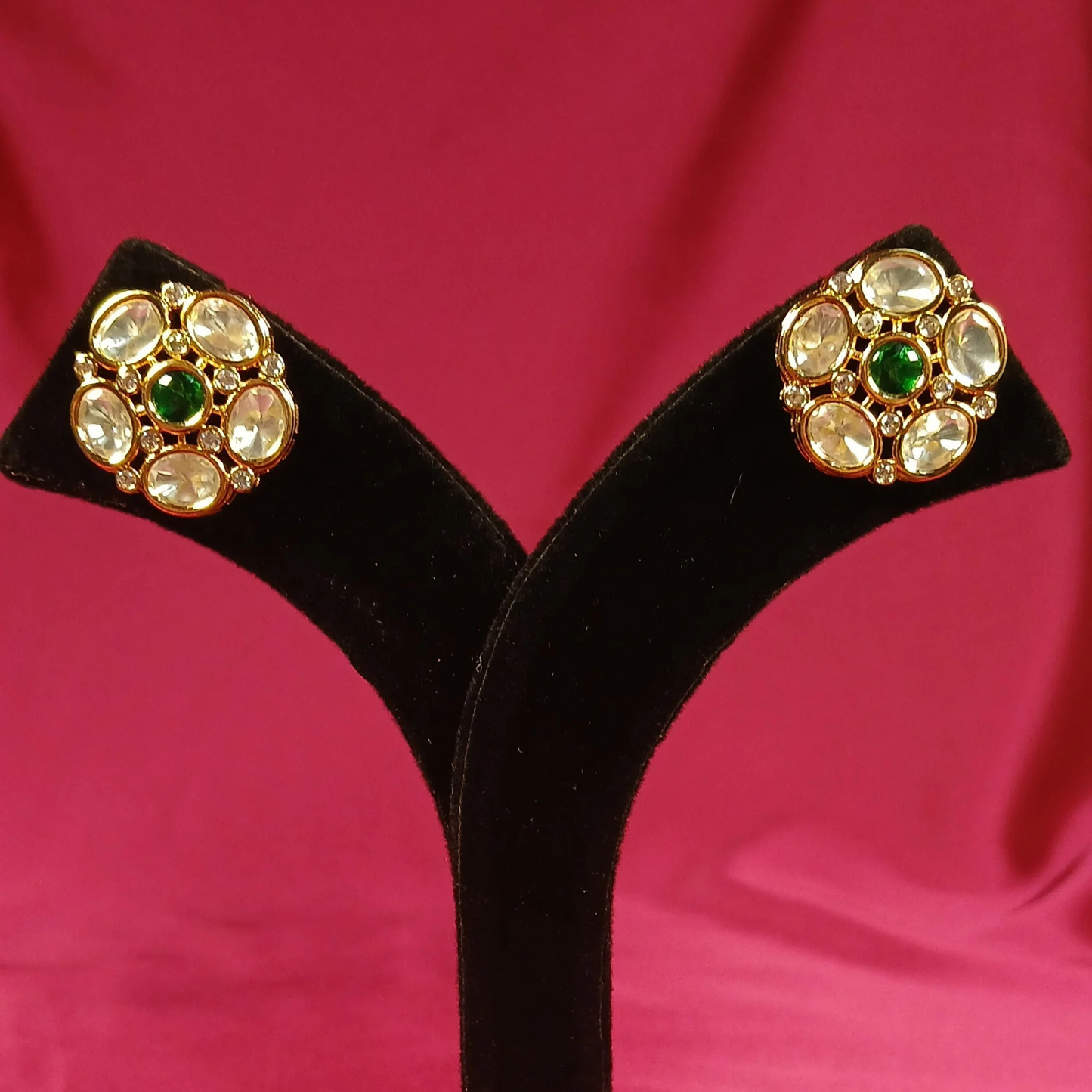 Polki Layered Necklace Set