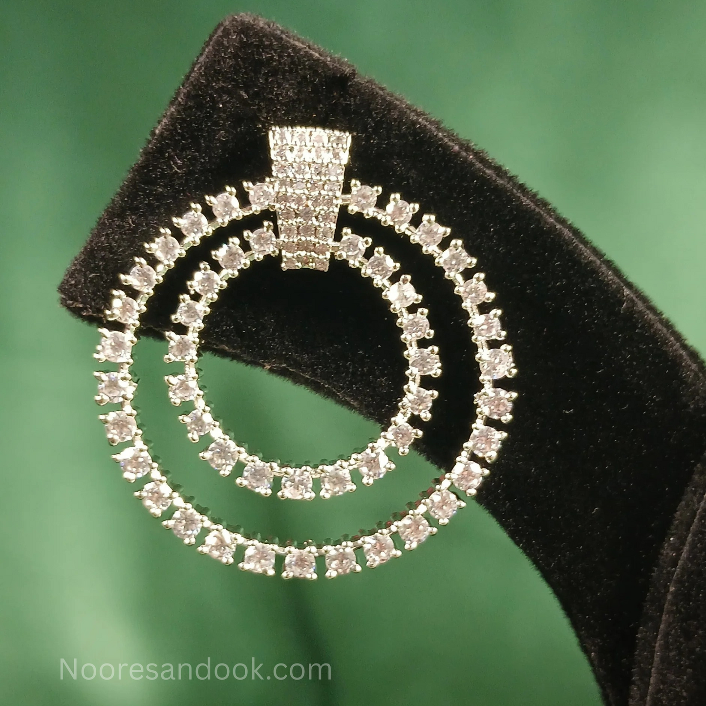 American Diamond Hoops