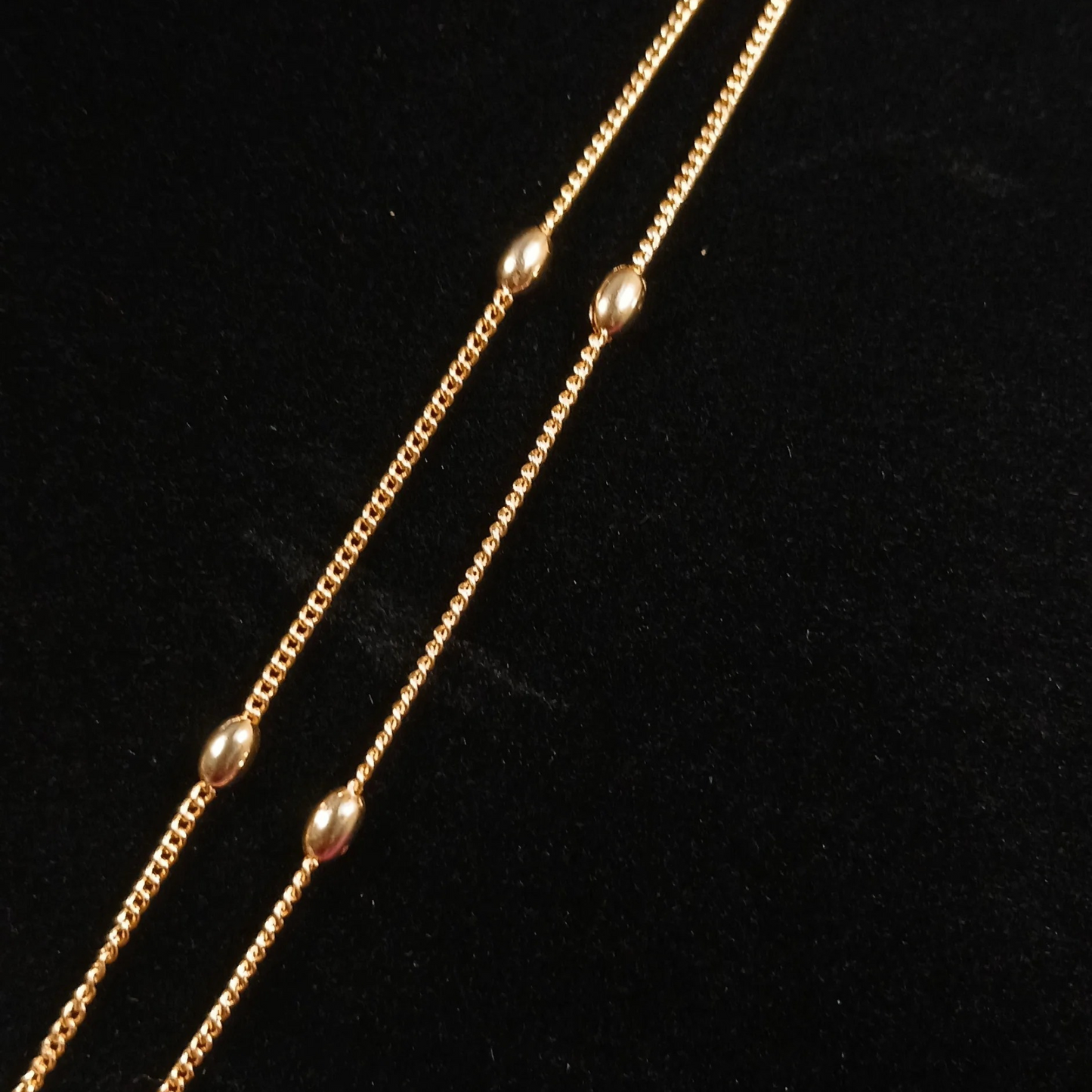 Polki & MOP Pendant Set with Double Layer Chain- AP166A