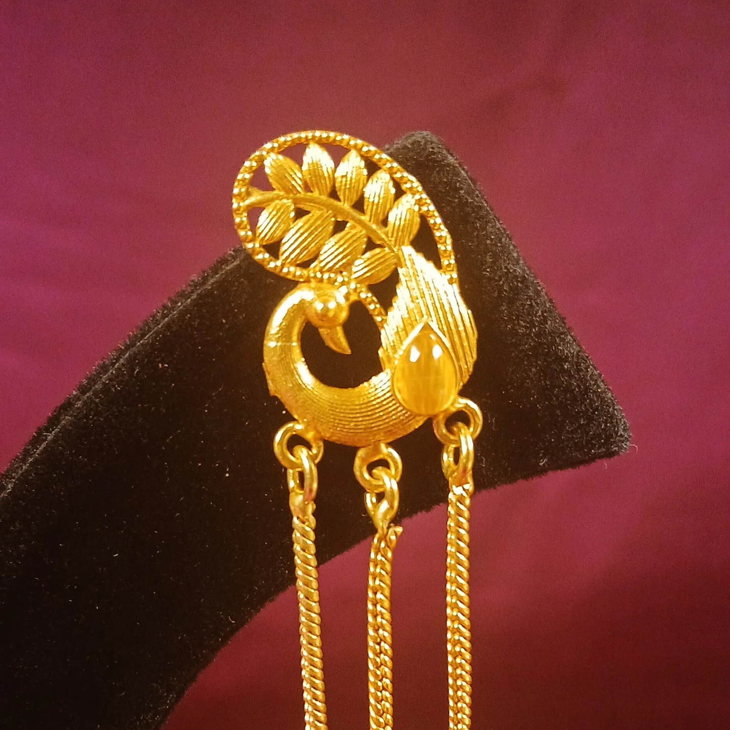 Kashmiri Earrings With Chain - NoorESandook