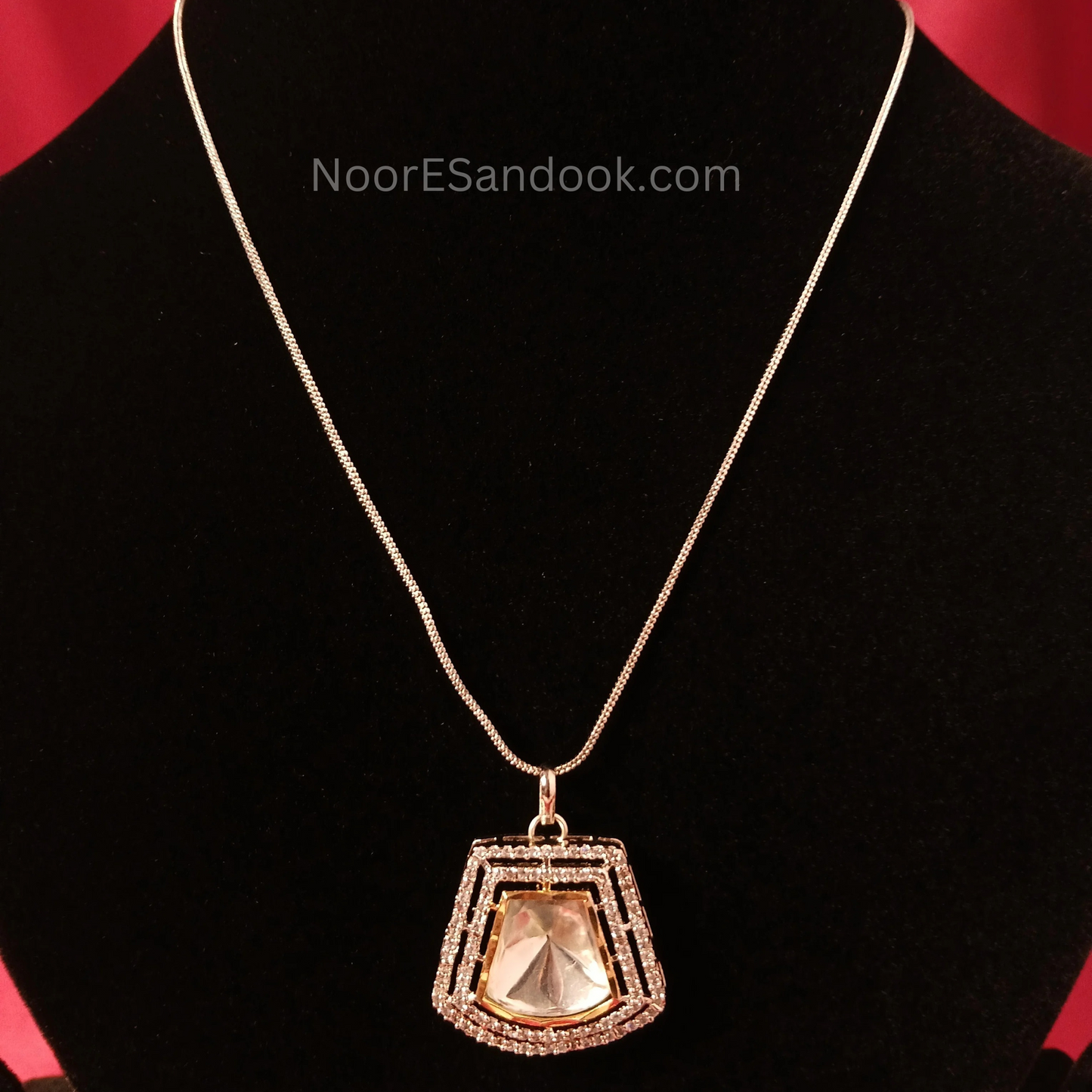 Polki pendant set- design 3