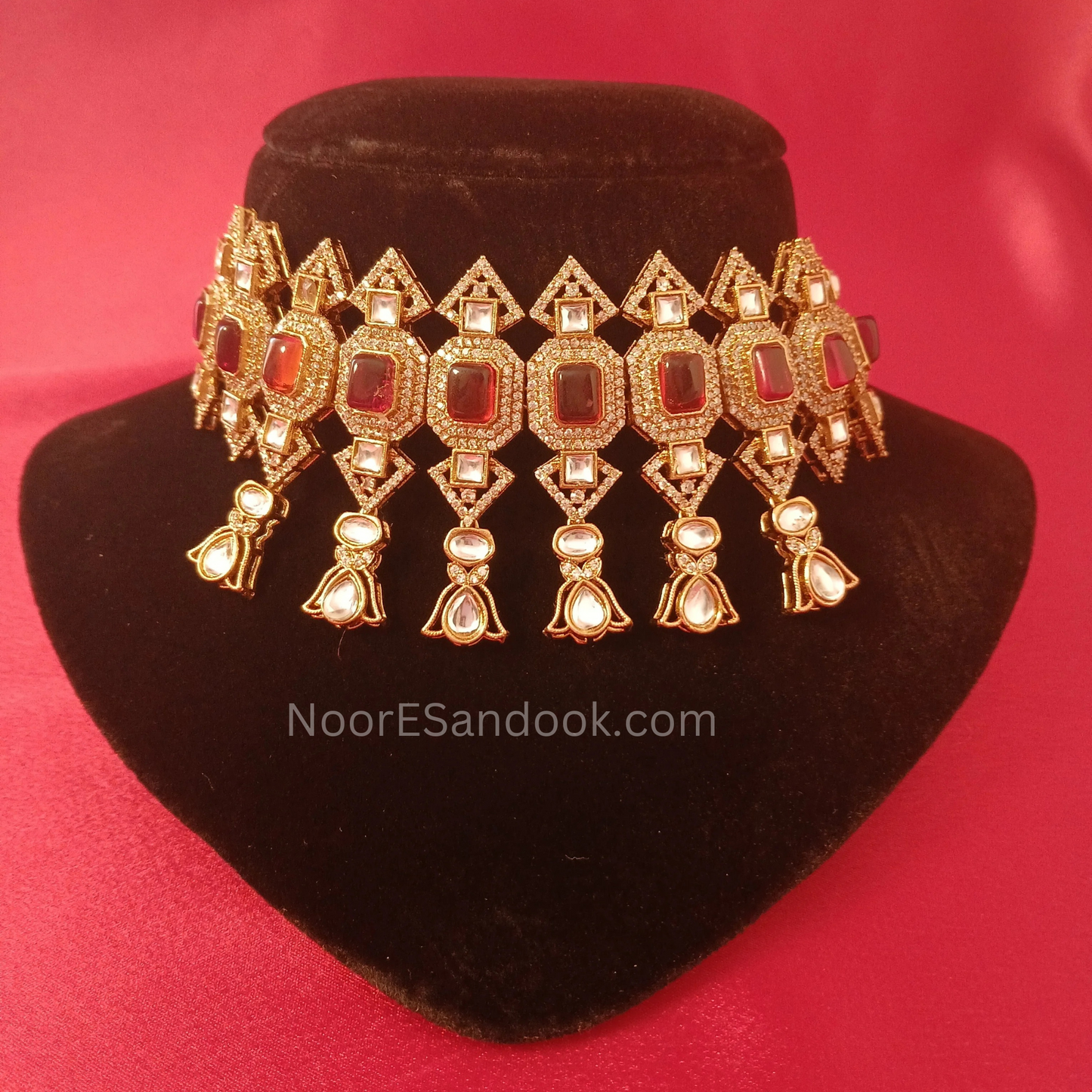 Doublet Stone Necklace- Design 2