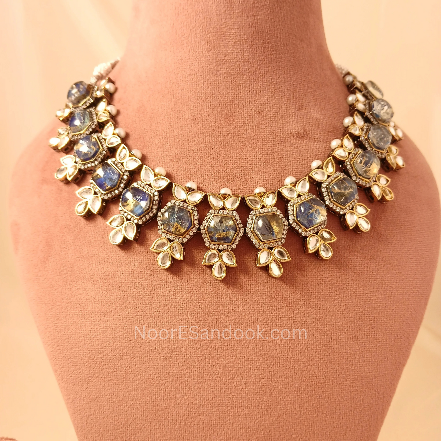 Doublet Stone Necklace- Design 1