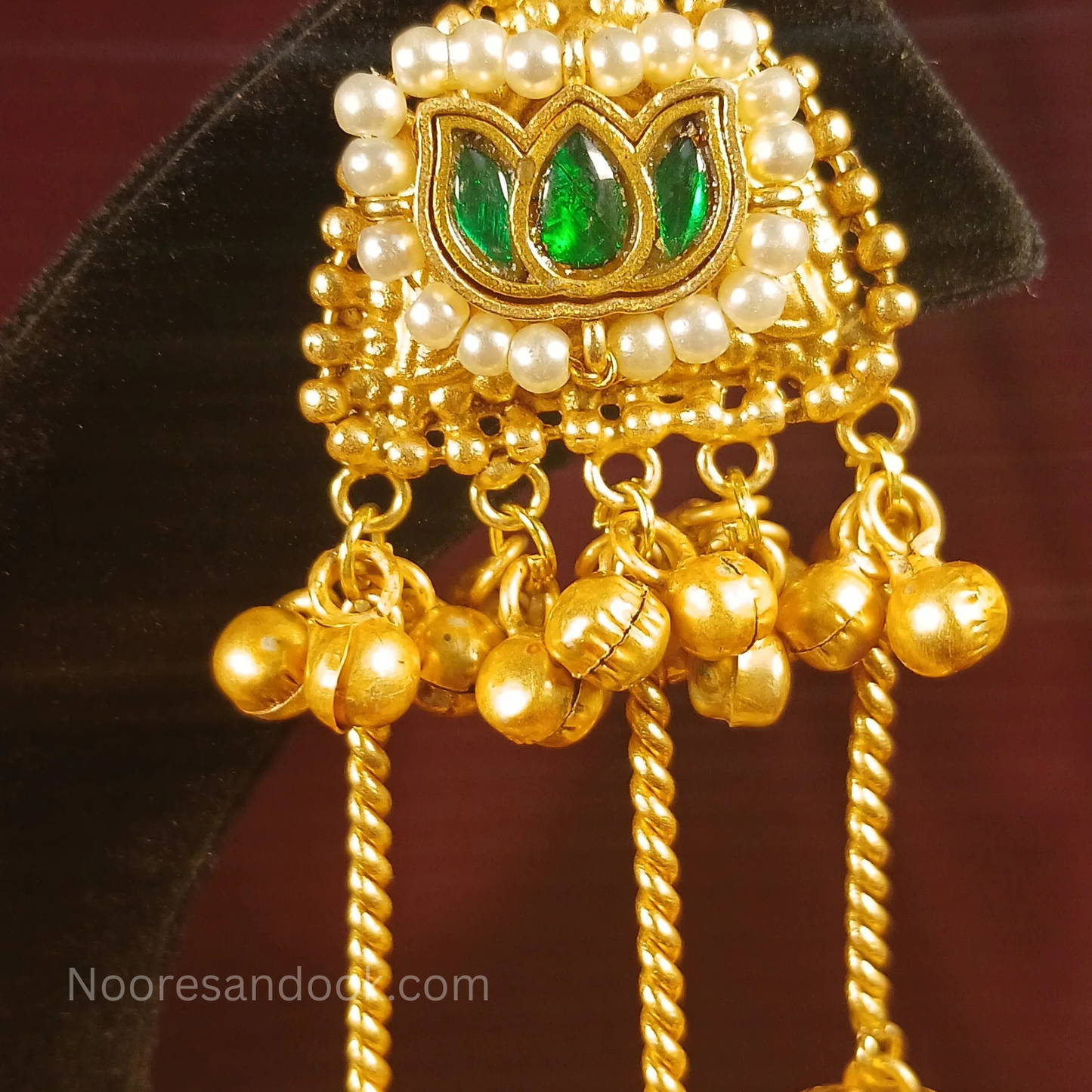 Green Kashmiri Earrings- Trending