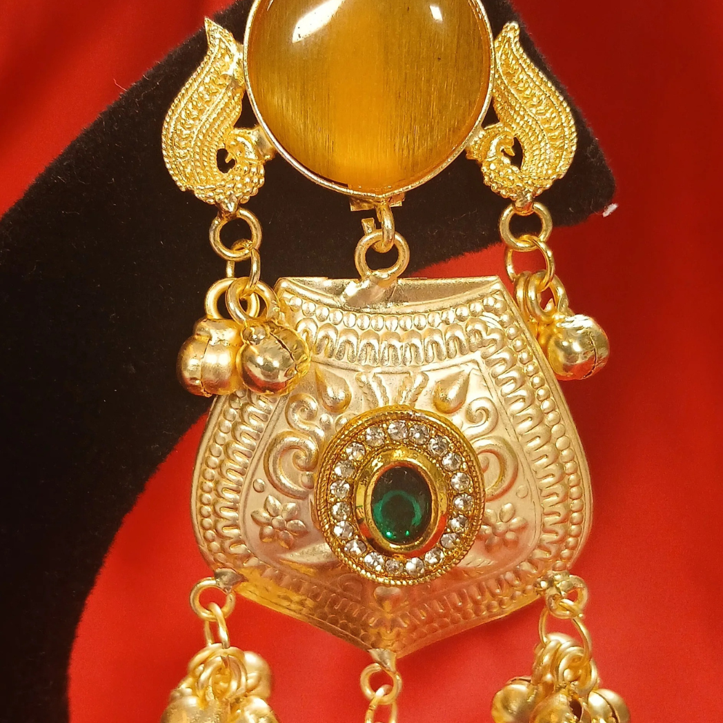 Lightweight Brass Earrings