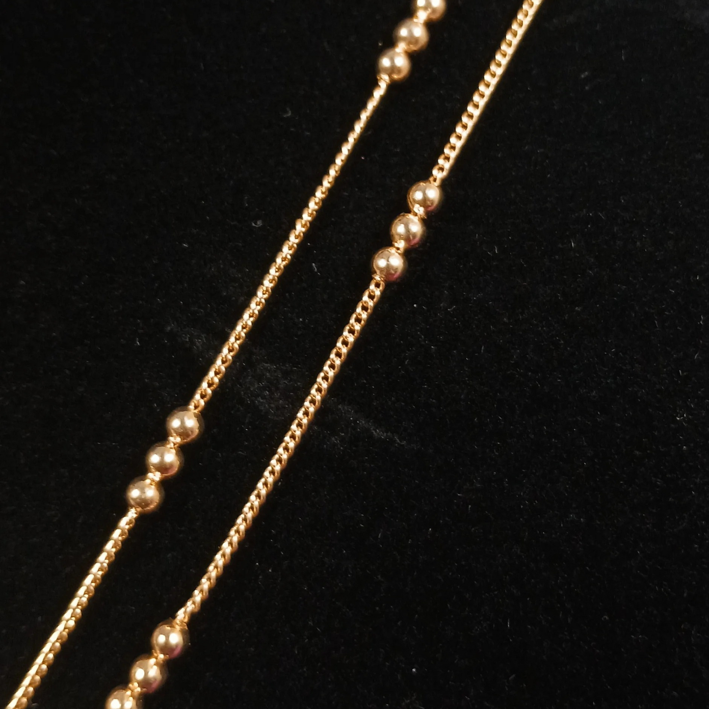 Polki & MOP Pendant Set with Double Layer Chain- AP165