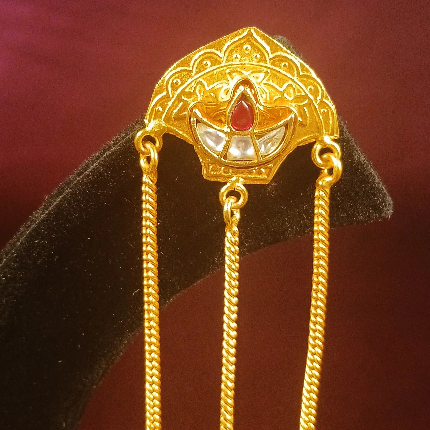 Kashmiri Jhumkas With Chain - NoorESandook
