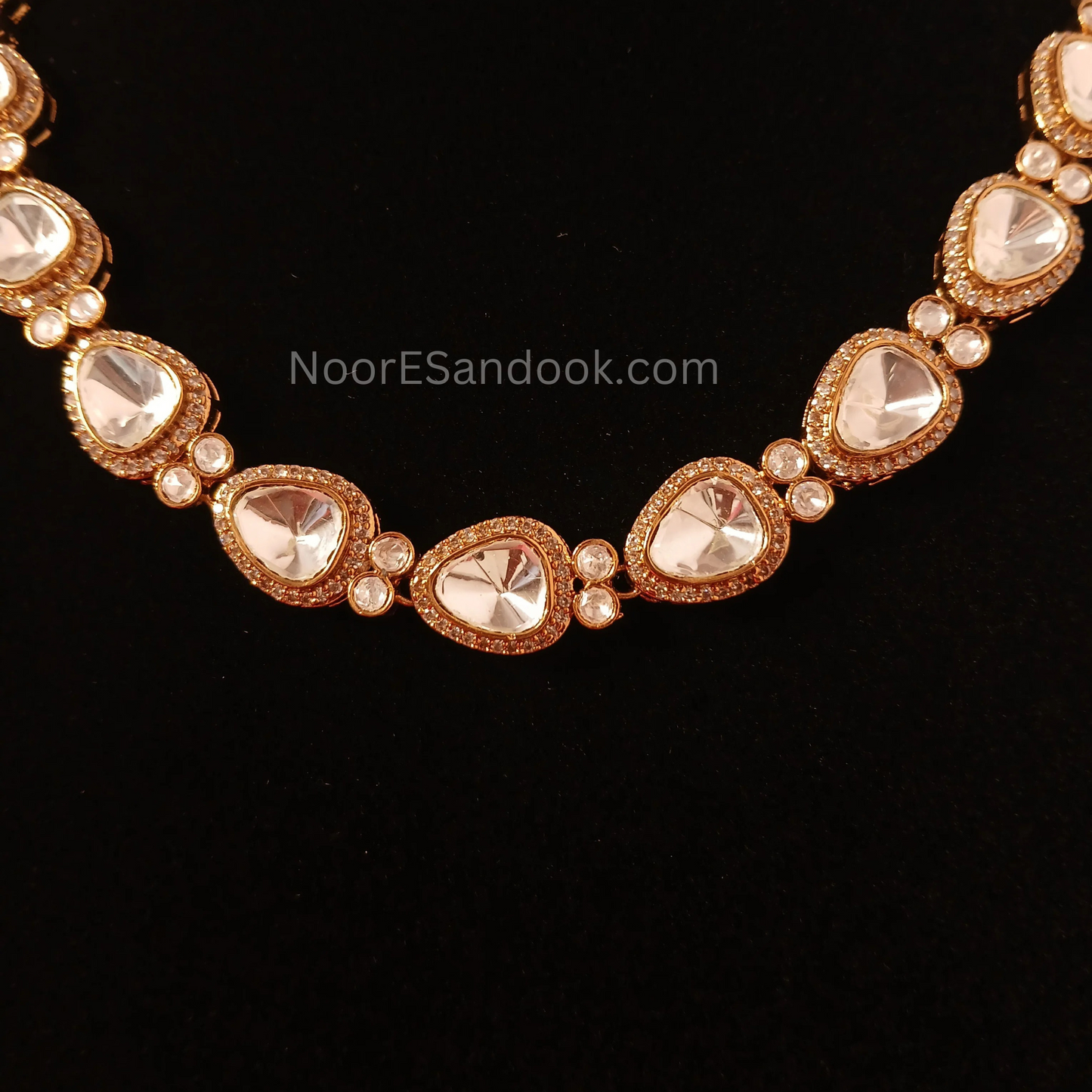 Sleek Polki Necklace