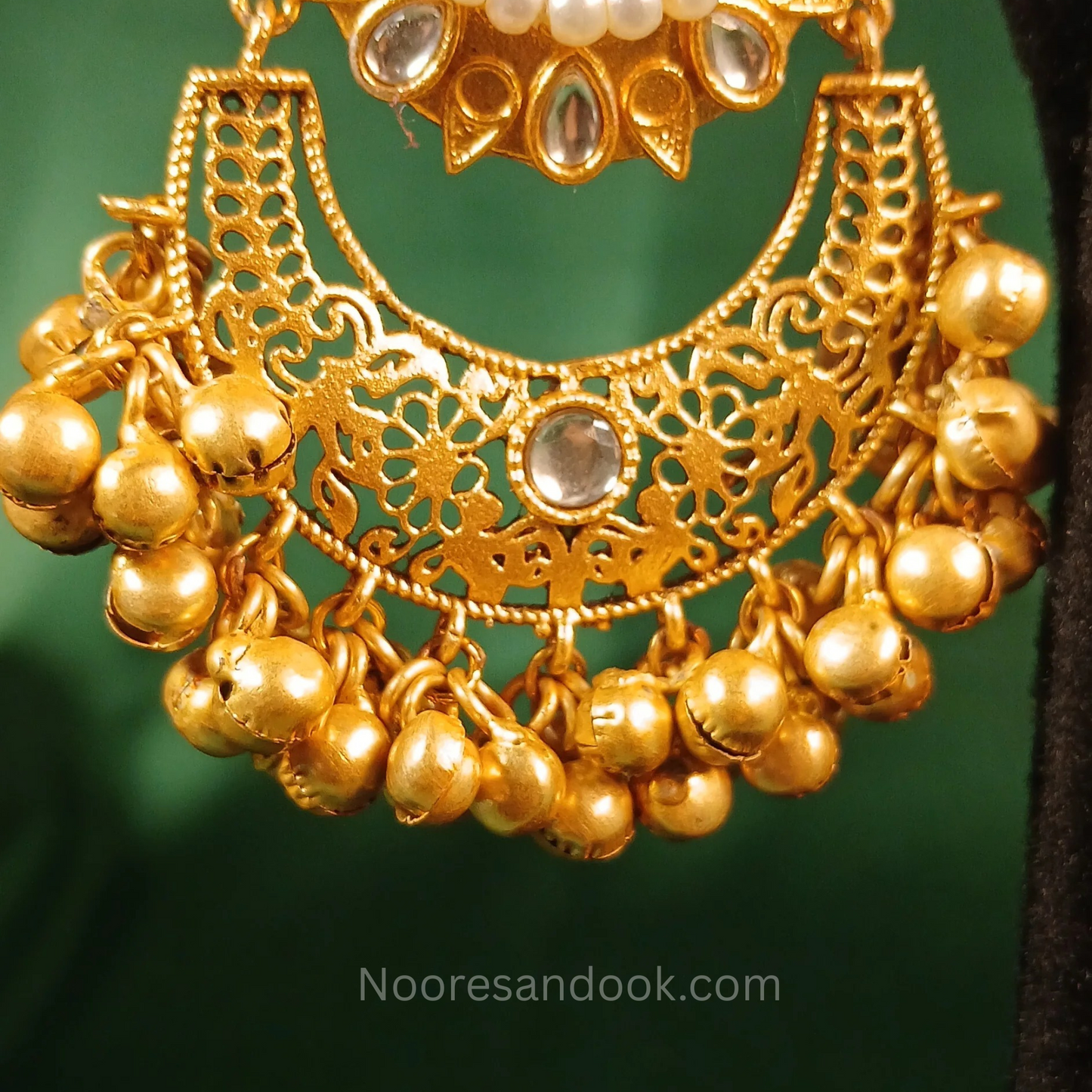 Trending Chandbali with Red Stone