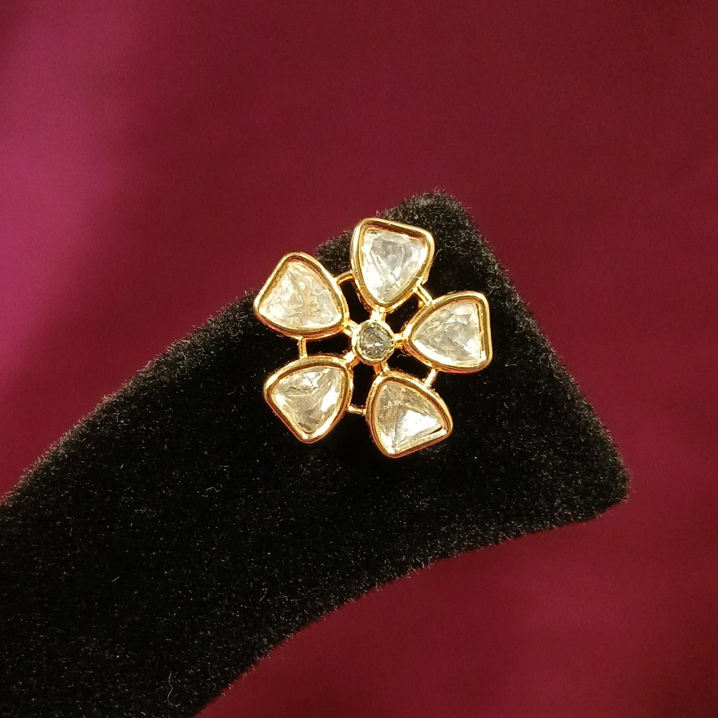 Polki Studd Earrings- AJE96