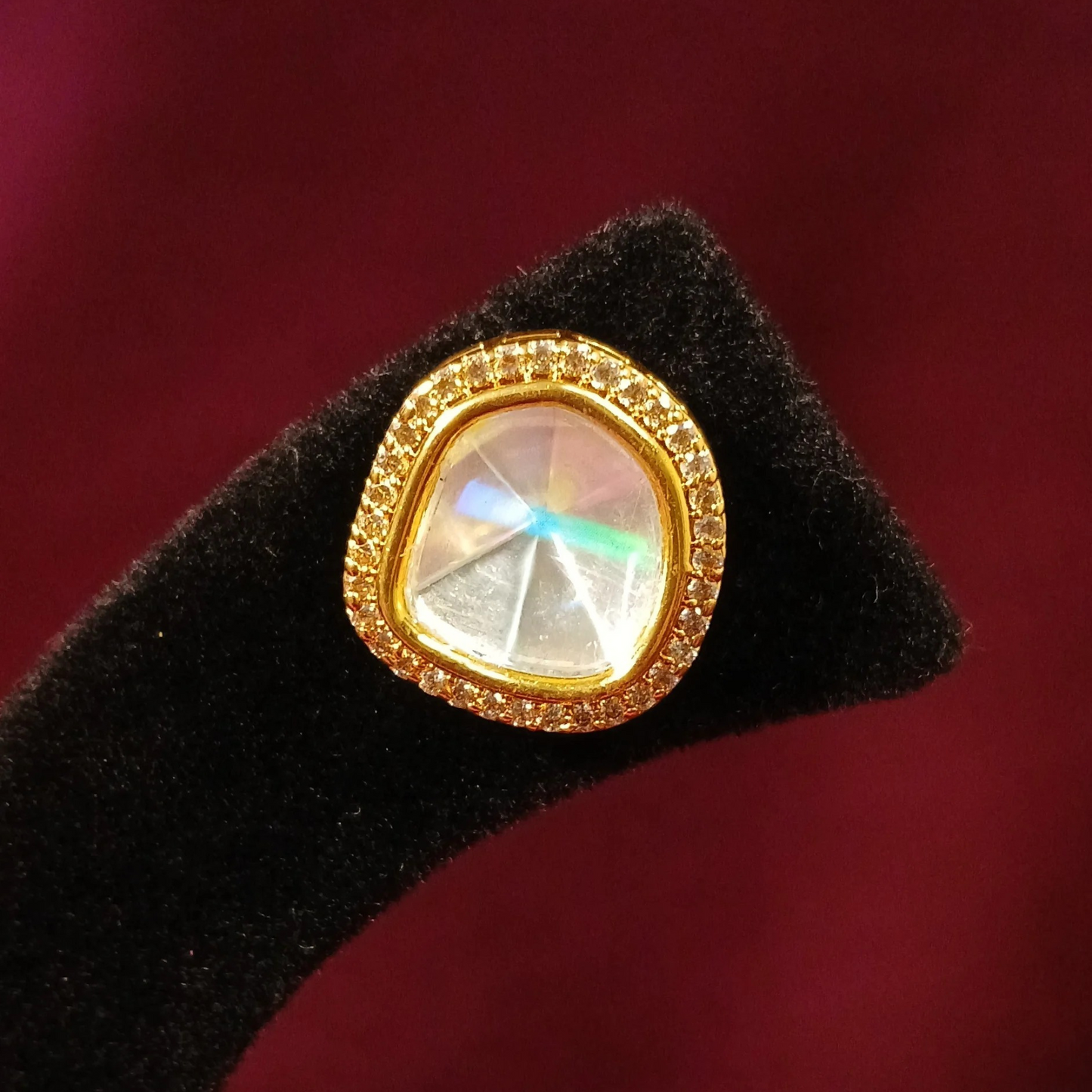 Polki Studd Earrings- AJE88