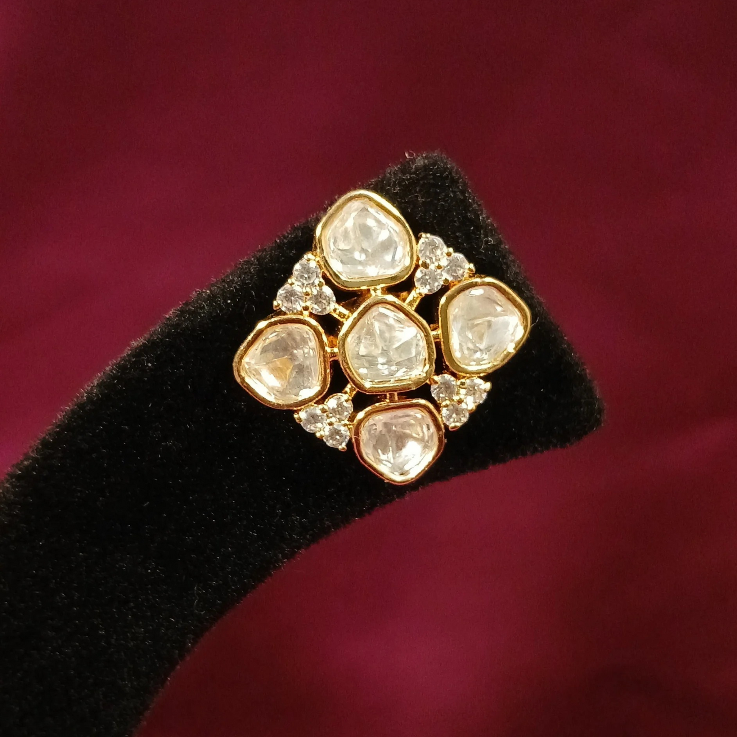 Polki Studd Earrings- AJE94