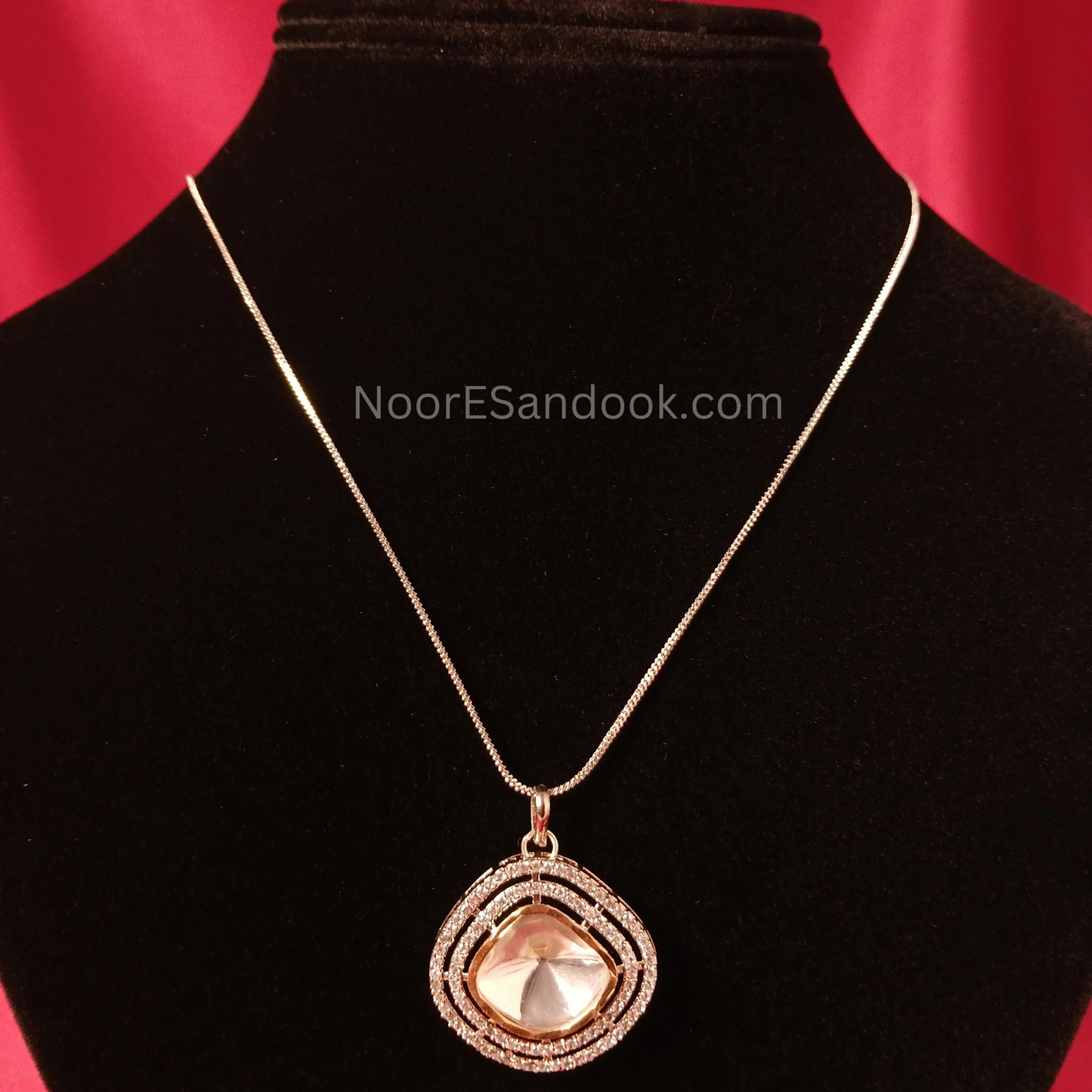 Polki pendant set- design 4
