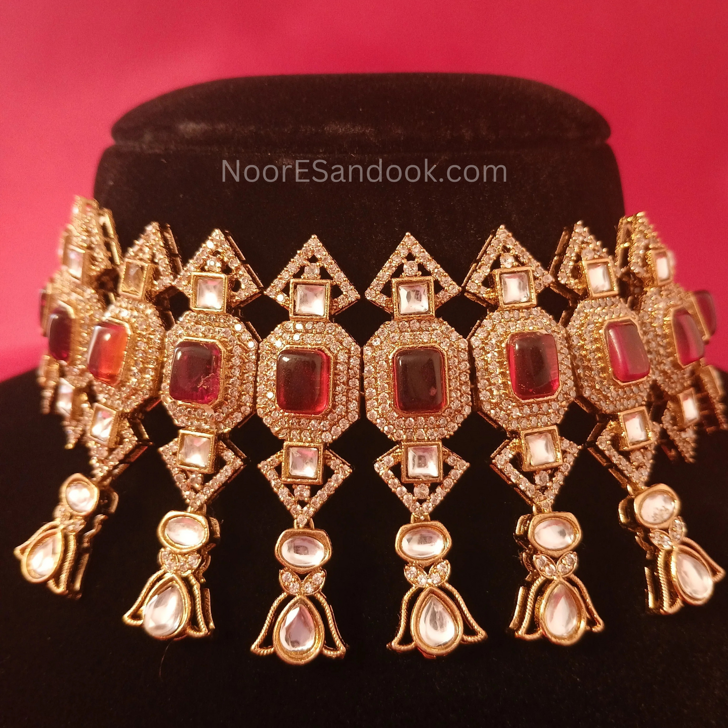 Doublet Stone Necklace- Design 2