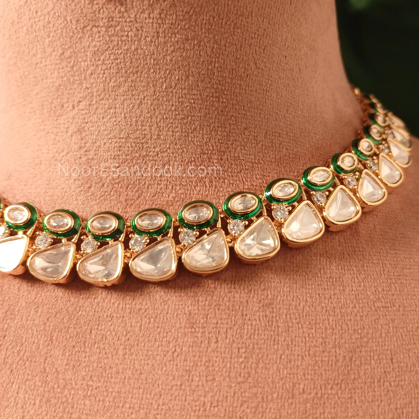 Polki necklace set