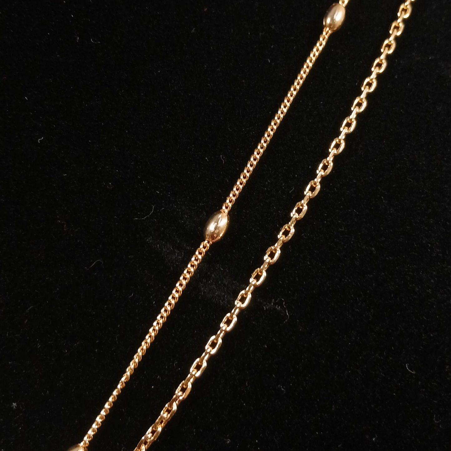 Polki Pendant Set with Double Layer Chain- AP163A