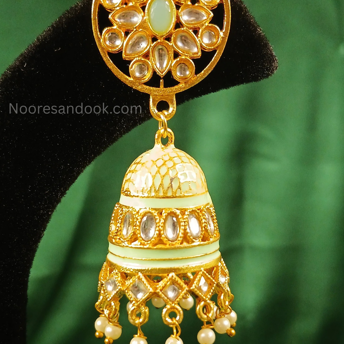 Jhumka- Green