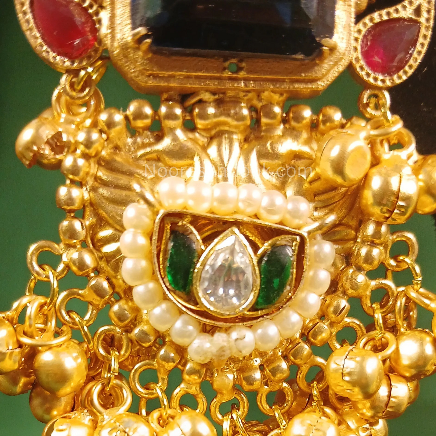 Fusion Jhumka- Blue - NoorESandook