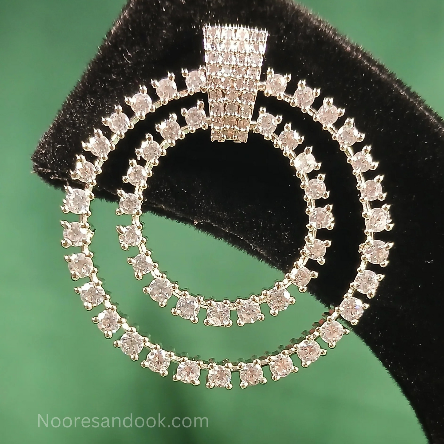 American Diamond Hoops
