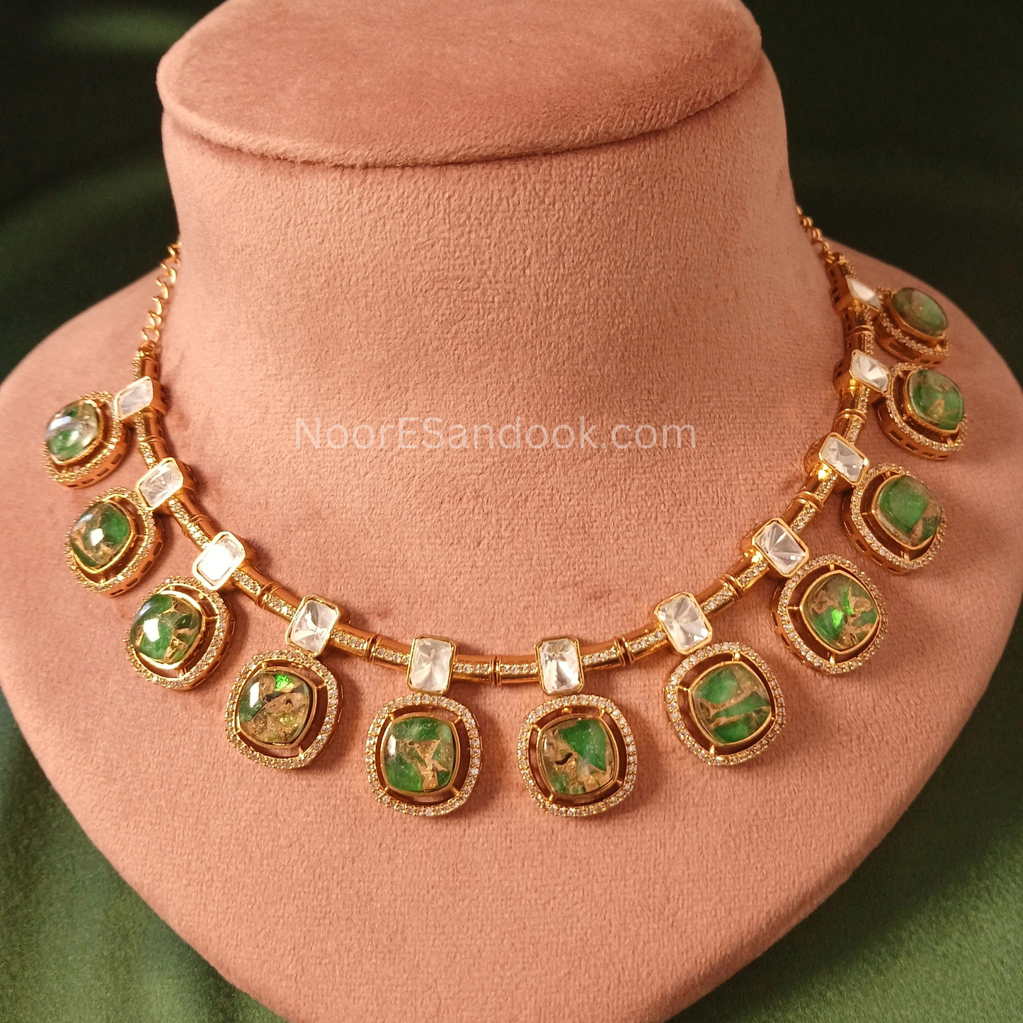Doublet- Marble look stone Necklace
