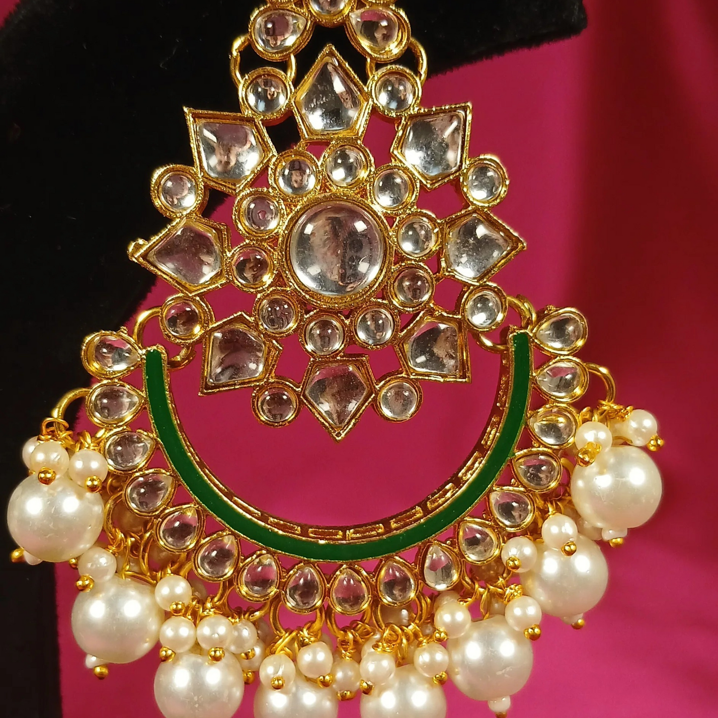Bridal set with Earrings & Maang Tika