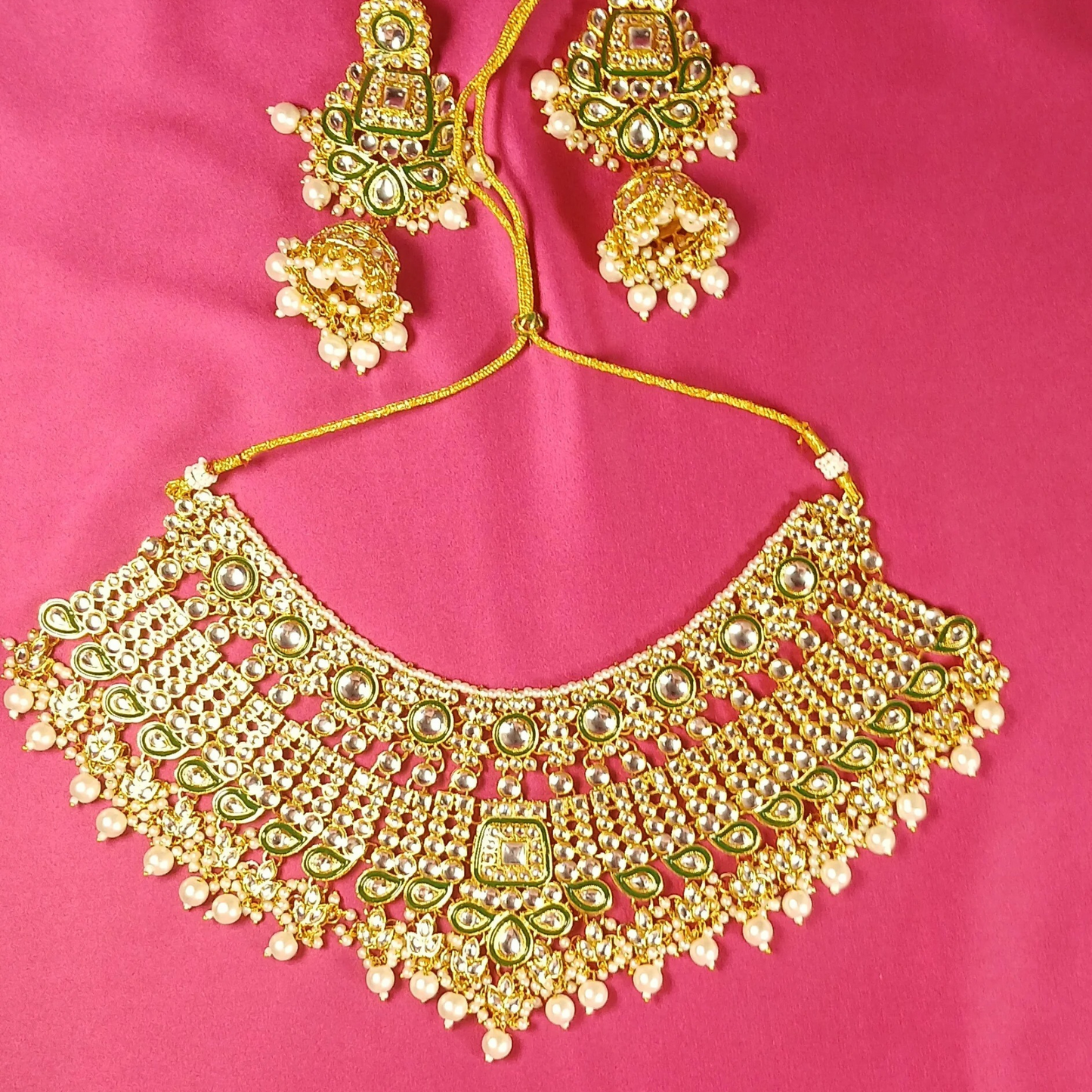 Heavy Bridal Kundan Set