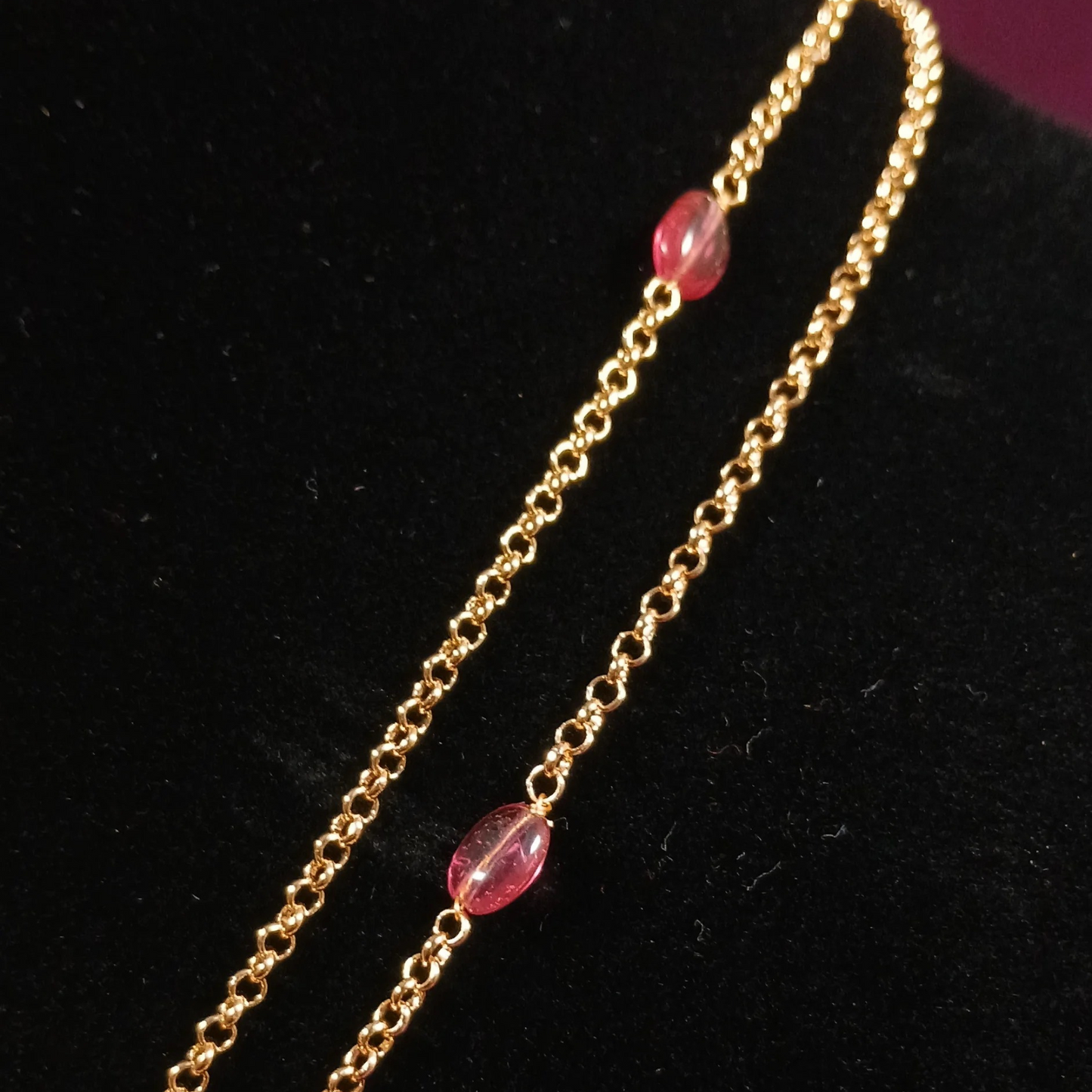 Polki Pendant Set with Double Layer Chain- AP169A