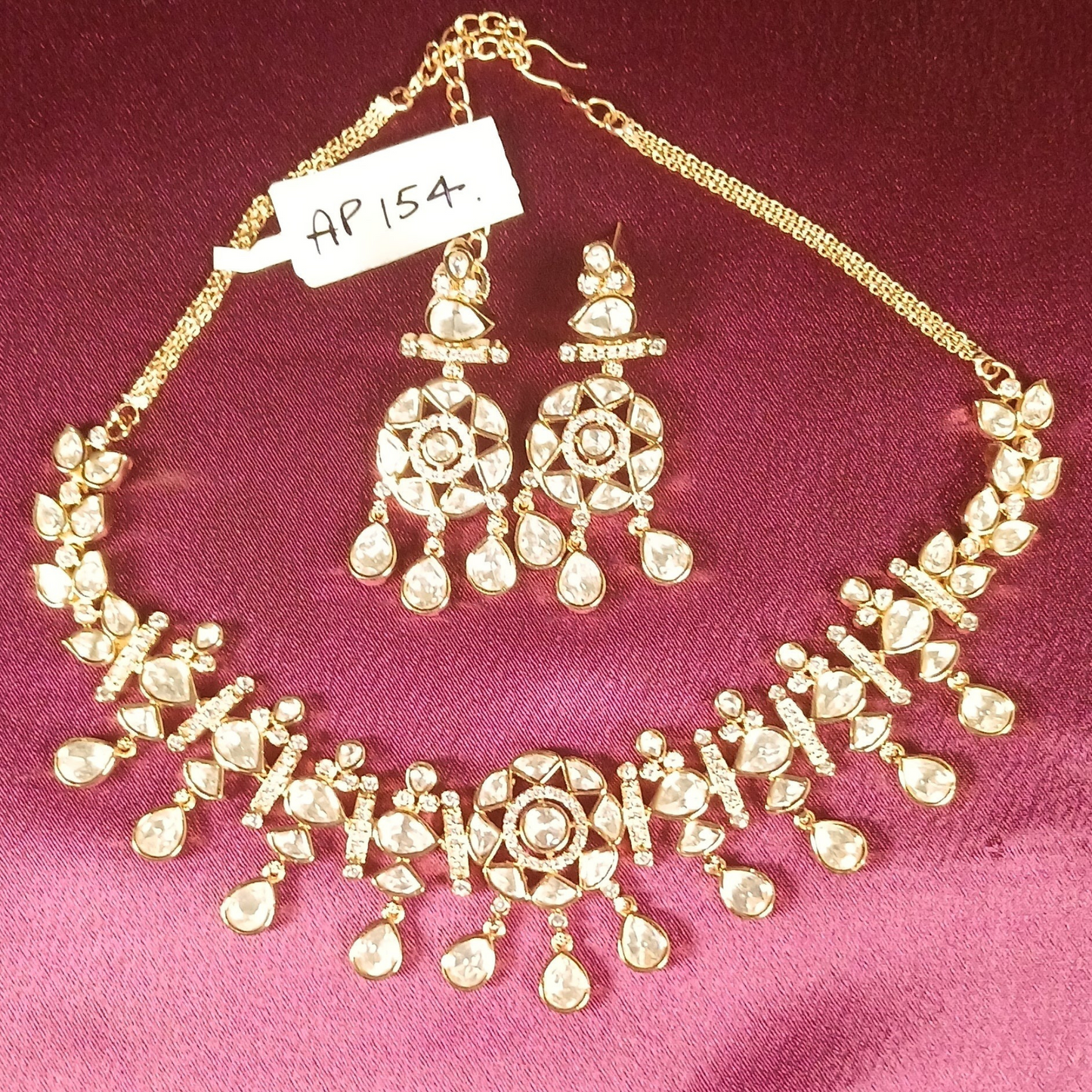 High Quality Polki Jewelry Set